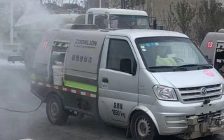 高压清洗消杀车辆